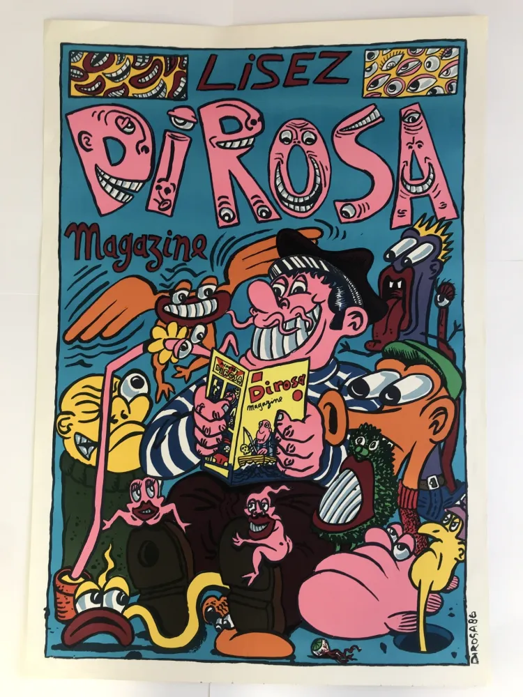 Poster Di Rosa - Lisez Di Rosa Magazine