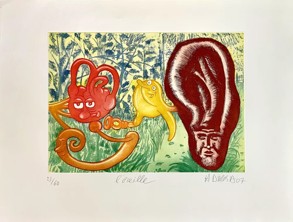 Engraving Di Rosa - L'oreille