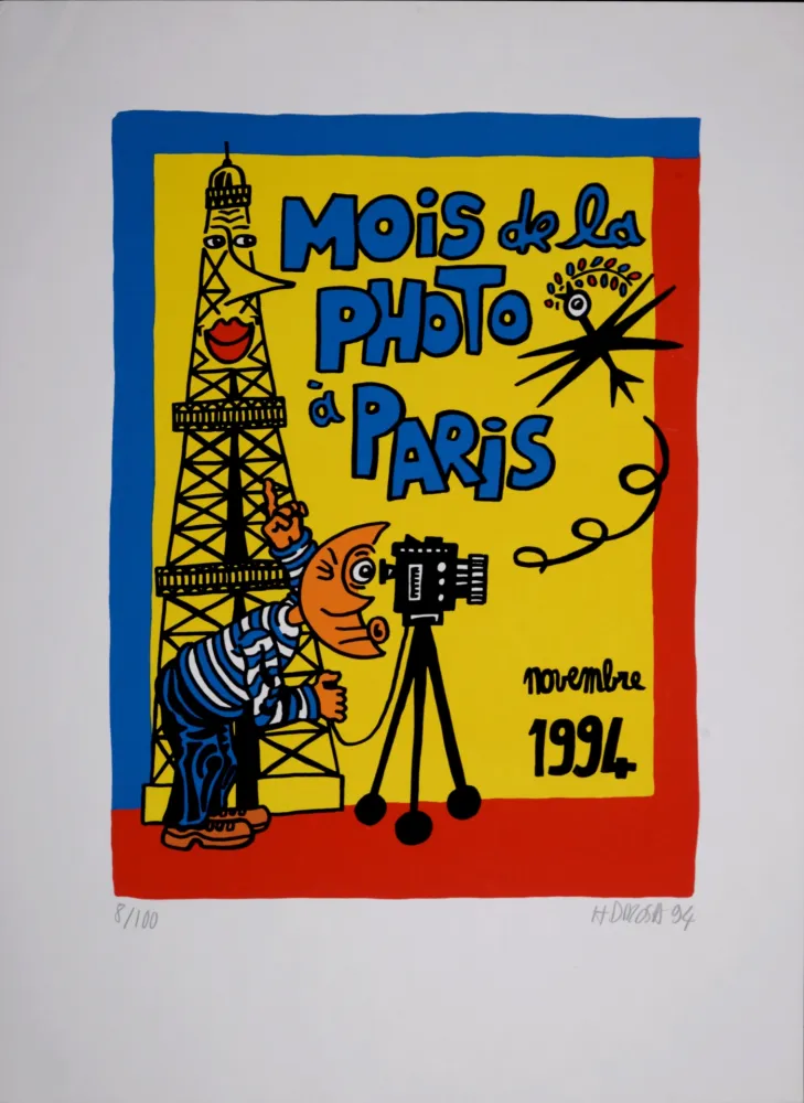 Screenprint Di Rosa - Mois de la Photo, 1994 - Hand-signed