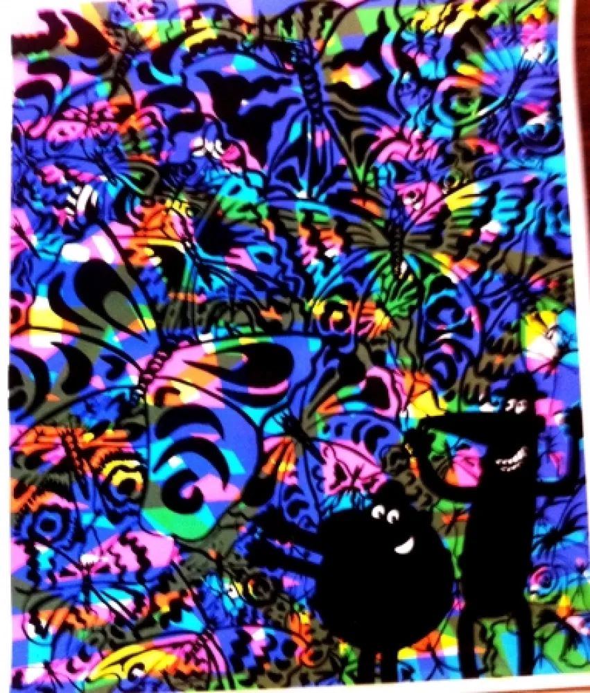 Screenprint Di Rosa - Sans titre 4