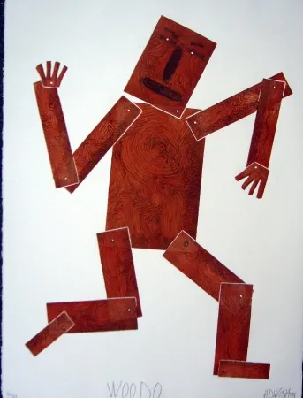 Etching And Aquatint Di Rosa - Woodo