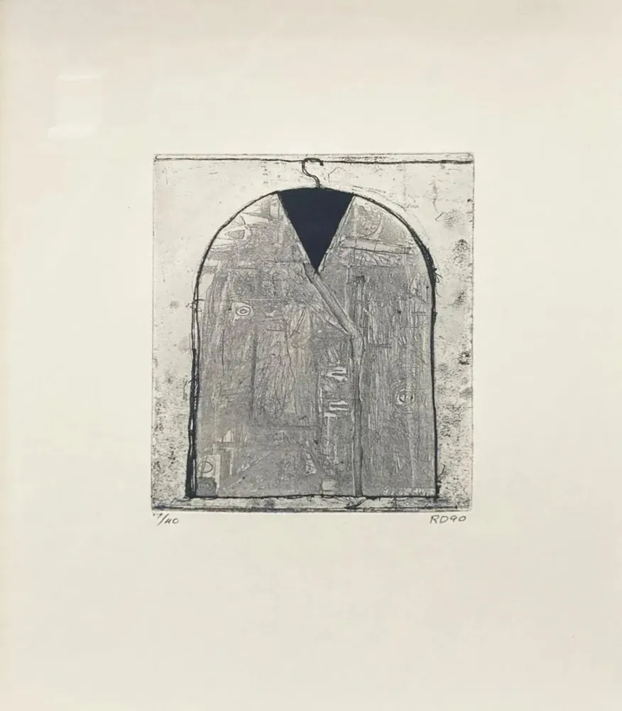 Etching Diebenkorn - Coat IV