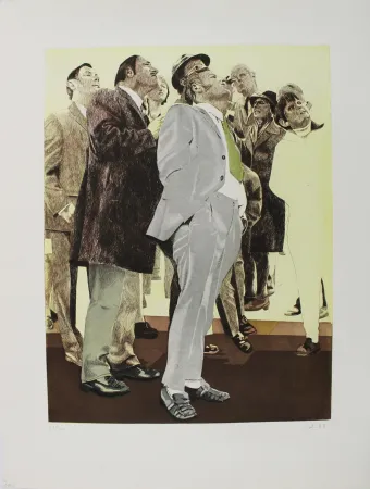 Etching And Aquatint Diehl - Beobachtung