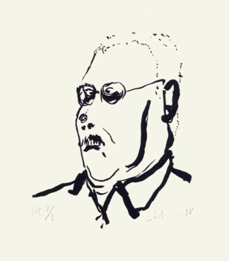 Screenprint Dietman - Autoportrait No. 1