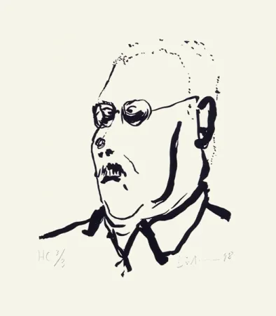 Screenprint Dietman - Autoportrait No. 1