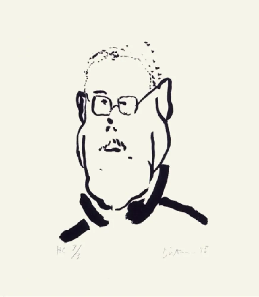 Screenprint Dietman - Autoportrait No. 2