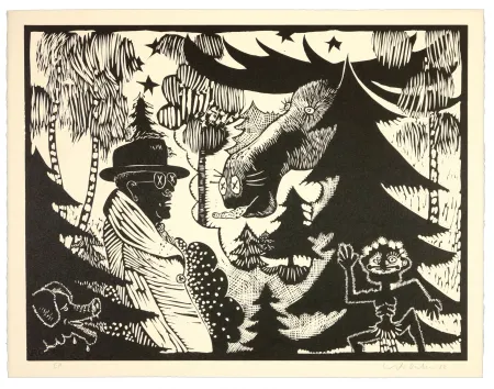 Linocut Dietman - GutaV 