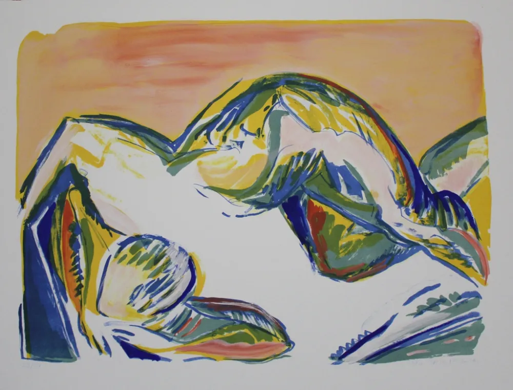 Lithograph Dietrich - Untitled