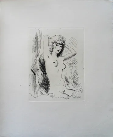 Etching Dignimont - La belle de Pigalle