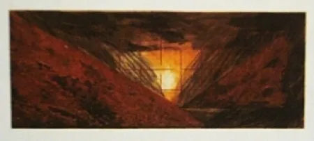 Etching And Aquatint Dill - Aerial Landscape 1