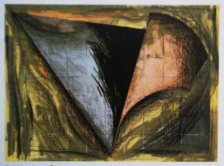 Lithograph Dill - Aerial Landscape 2