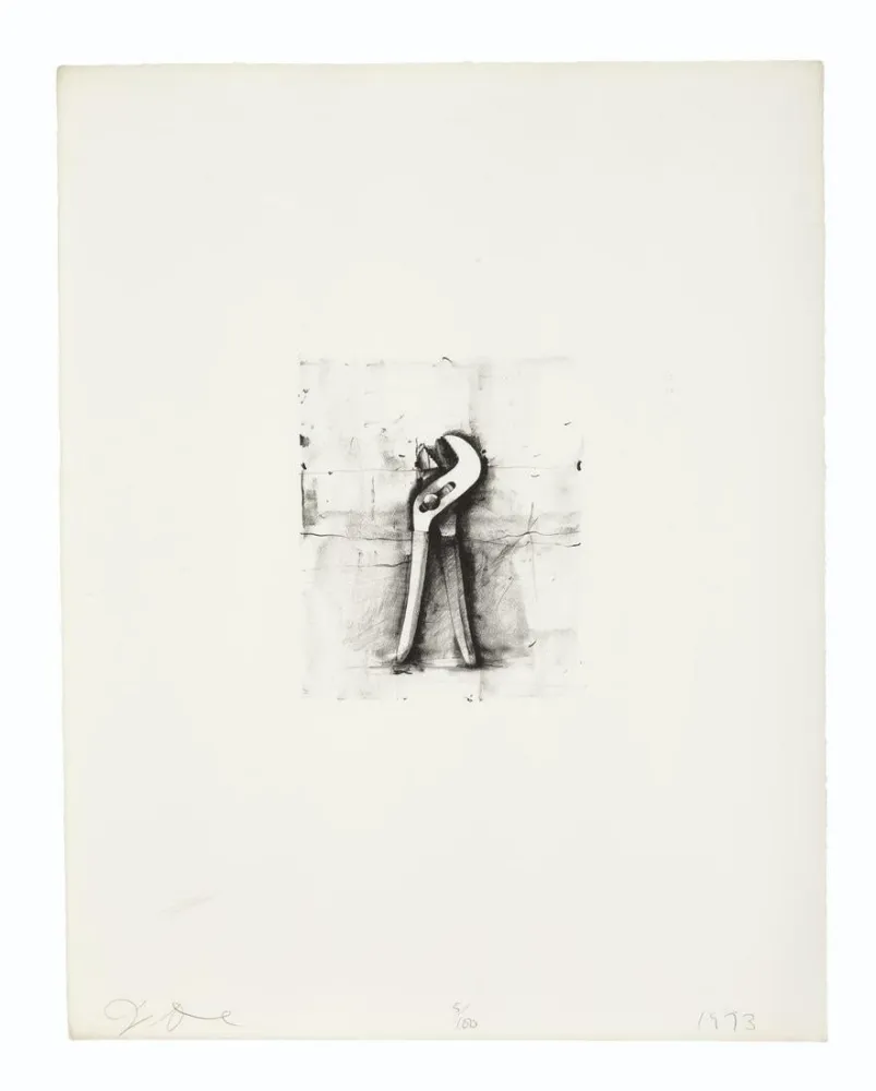 Lithograph Dine - Adjustable Wrench