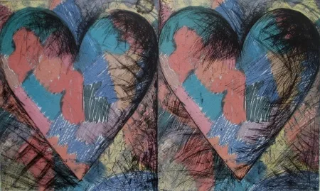 Etching Dine - Louisiana Hearts