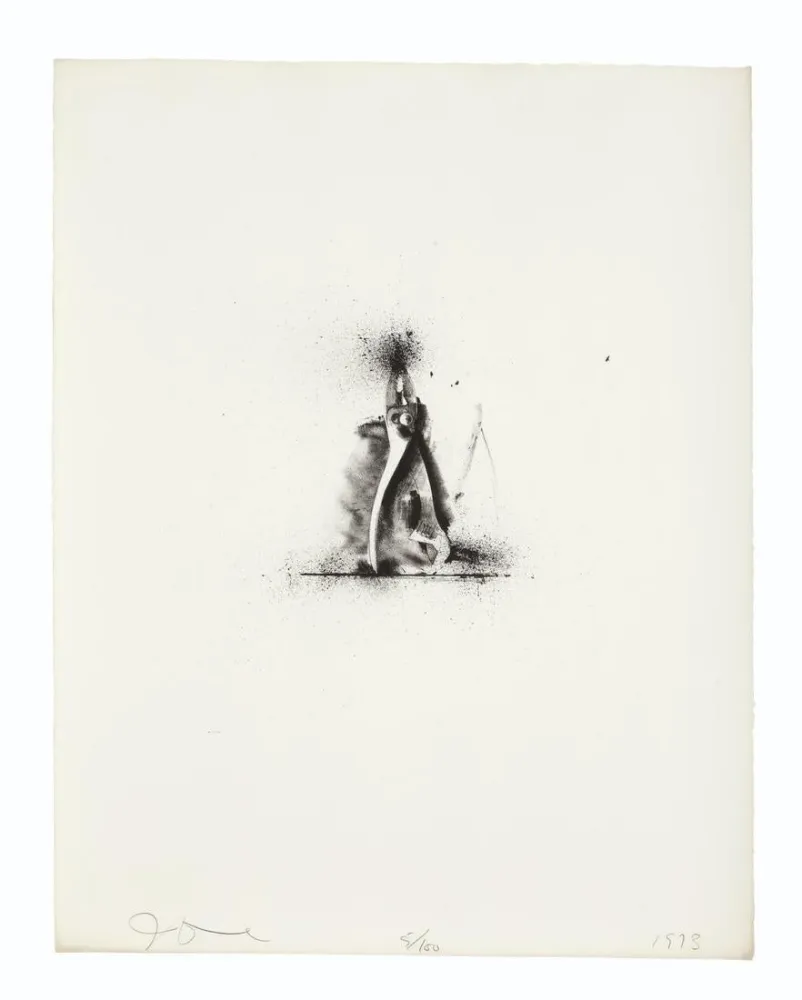 Lithograph Dine - Pliers and Adjustable Wrench