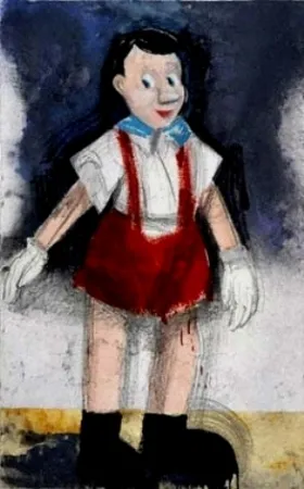 Etching Dine - Red Pants II