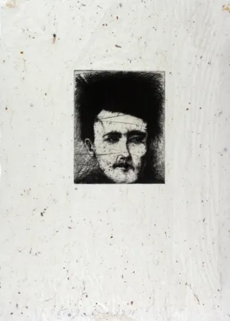 Etching Dine - Rimbaud - Alchemy on Japanese Paper