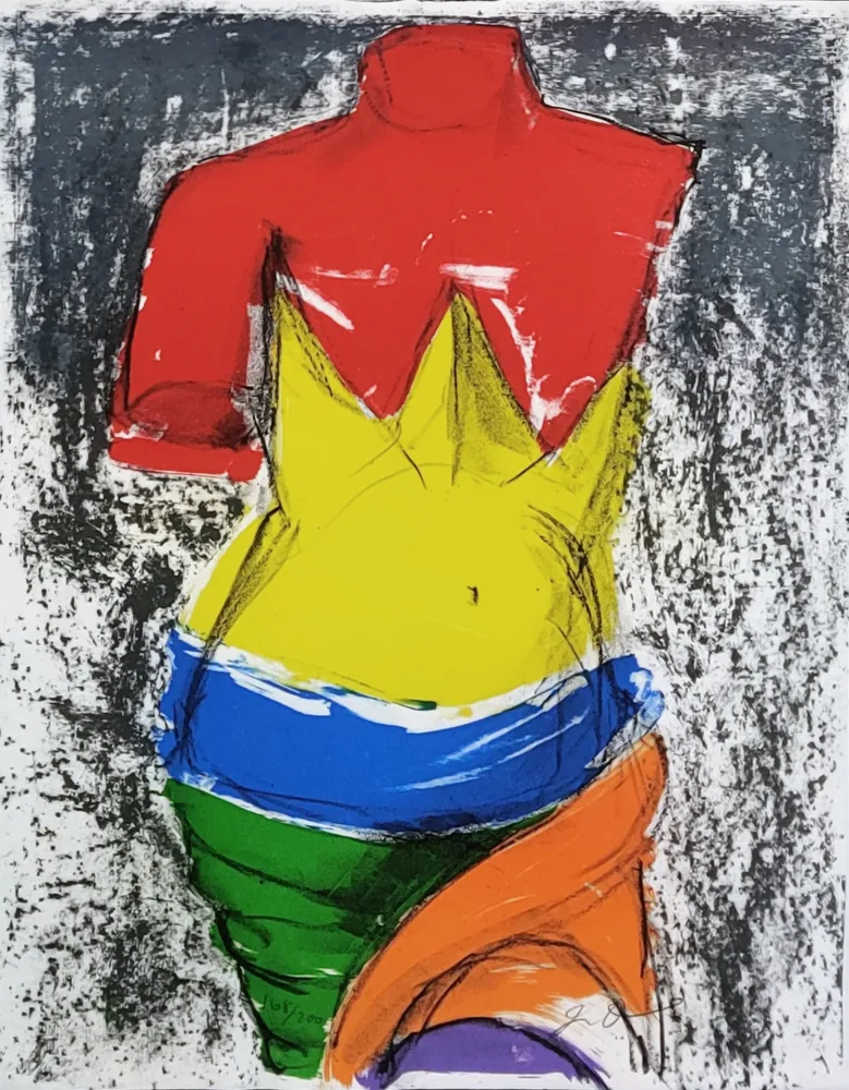 Lithograph Dine - THE BATHER