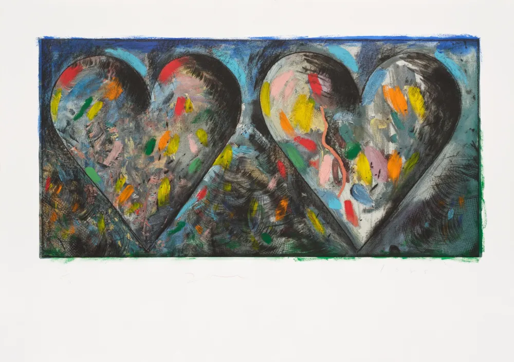 Etching Dine - Two Hearts for the Moment