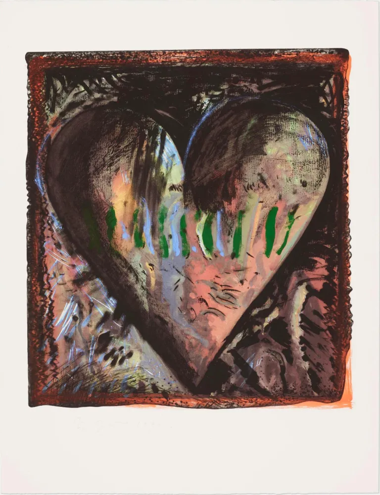 Screenprint Dine - Viennese Heart II