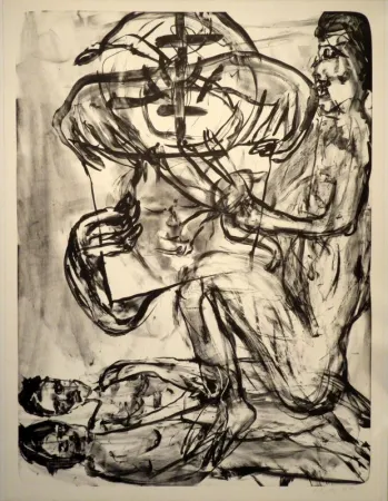 Lithograph Disler - Untitled