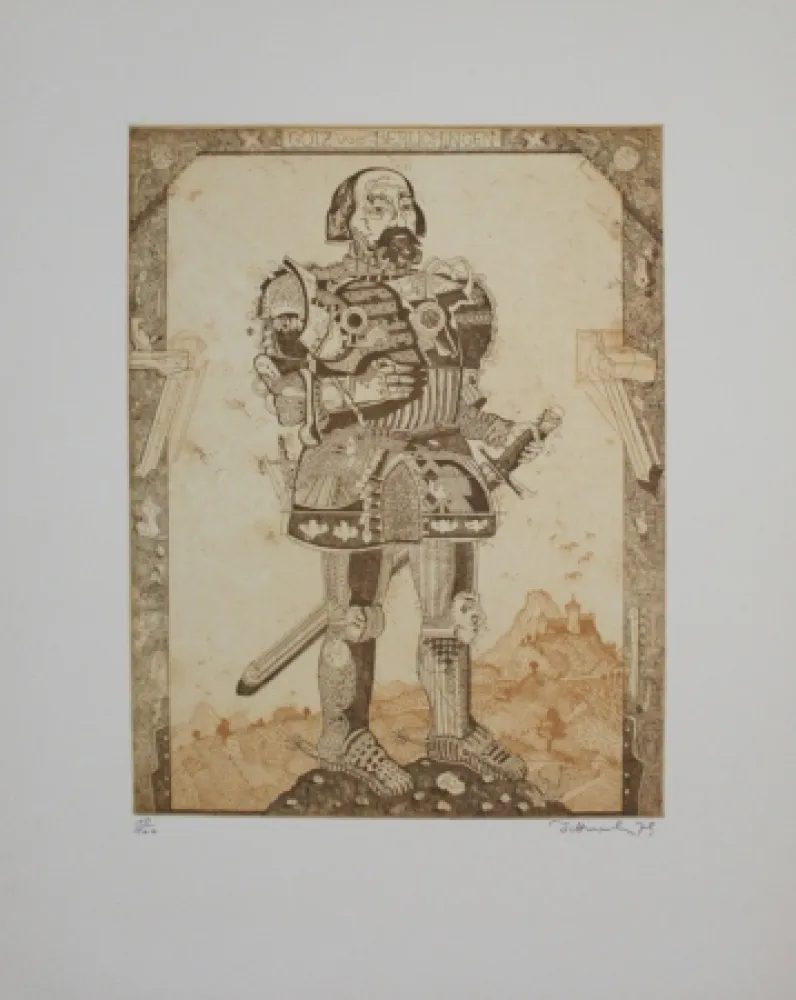 Etching And Aquatint Dittrich - Götz von Berlichingen