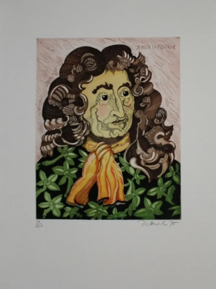 Etching And Aquatint Dittrich - Jean de la Fontaine