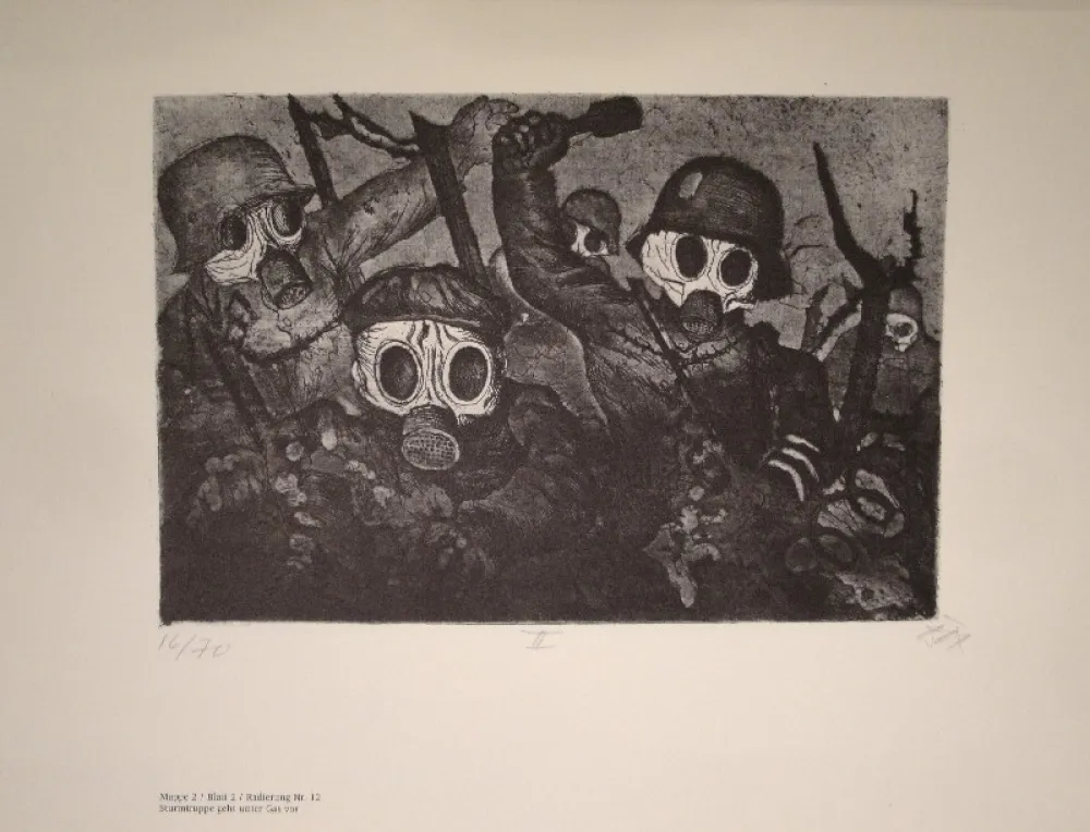 Illustrated Book Dix - Der Krieg