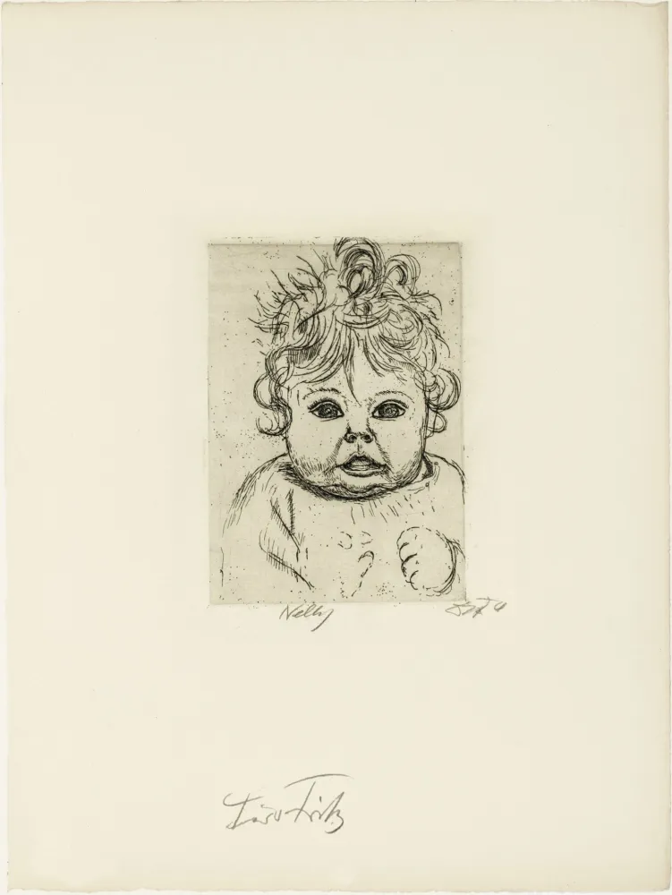 Etching Dix - Nelly II.