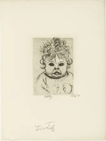 Etching Dix - Nelly II.