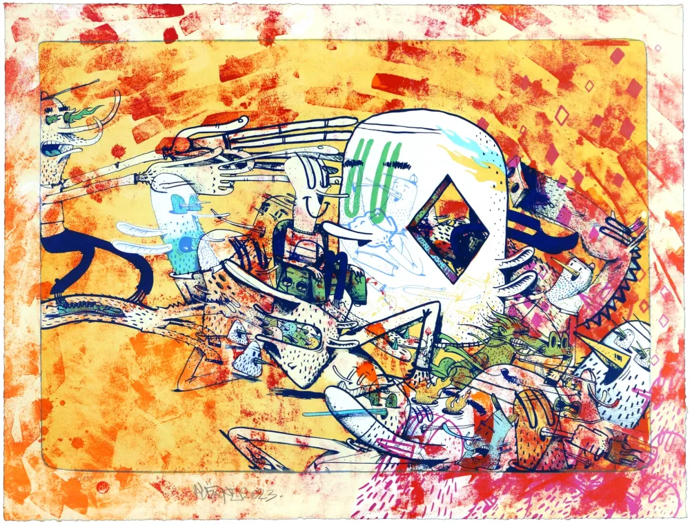 Lithograph Dizac - Sans titre