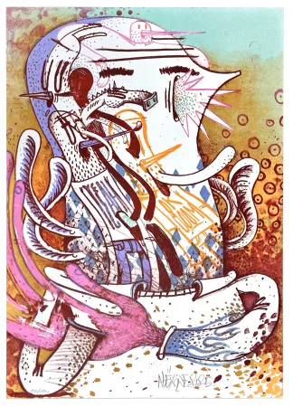 Lithograph Dizac - Sans titre 2