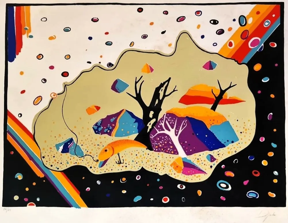 Screenprint Djak - Senza titolo