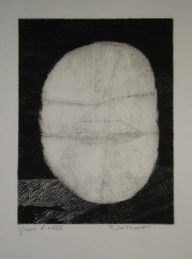 Drypoint Dmitrienko - Hommage à Samuel Beckett