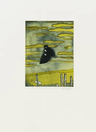 Etching And Aquatint Doig - Boathouse