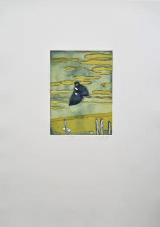 Etching And Aquatint Doig - Boathouse