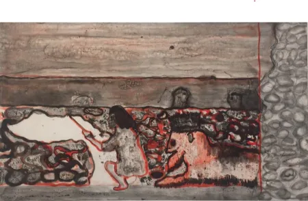 Engraving Doig - Painting a Cloud on the Wall