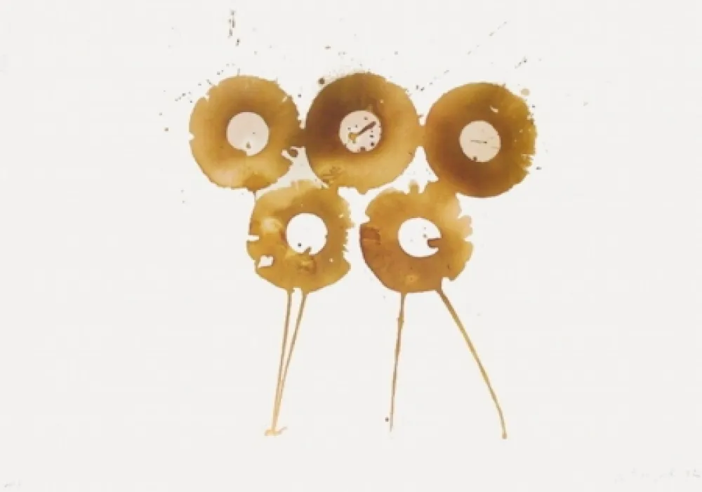 Lithograph Dokoupil - Olympique 92