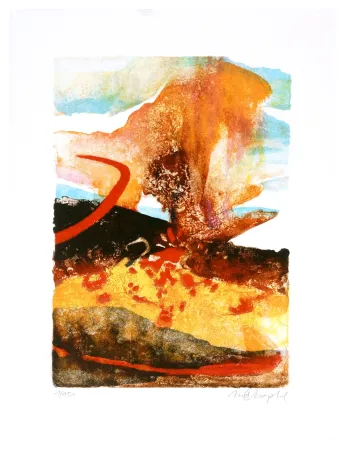 Lithograph Dolma - Orange Tephra