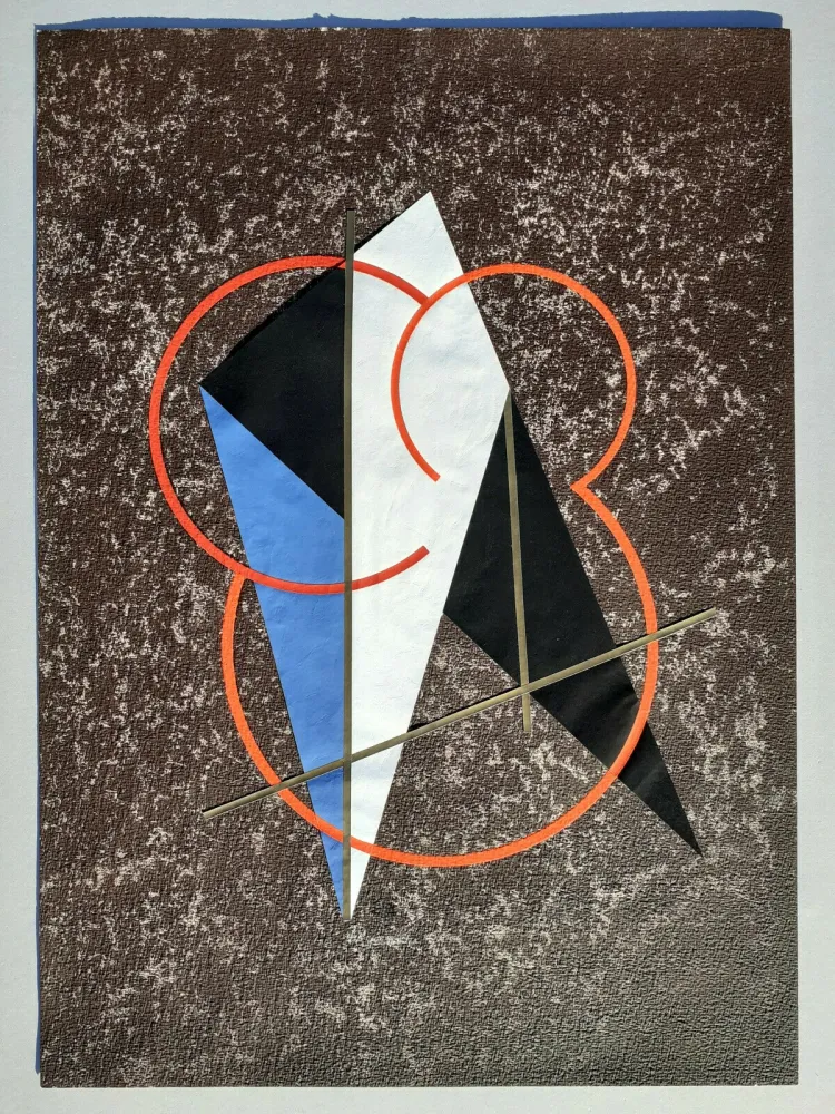 Screenprint Domela - Composition