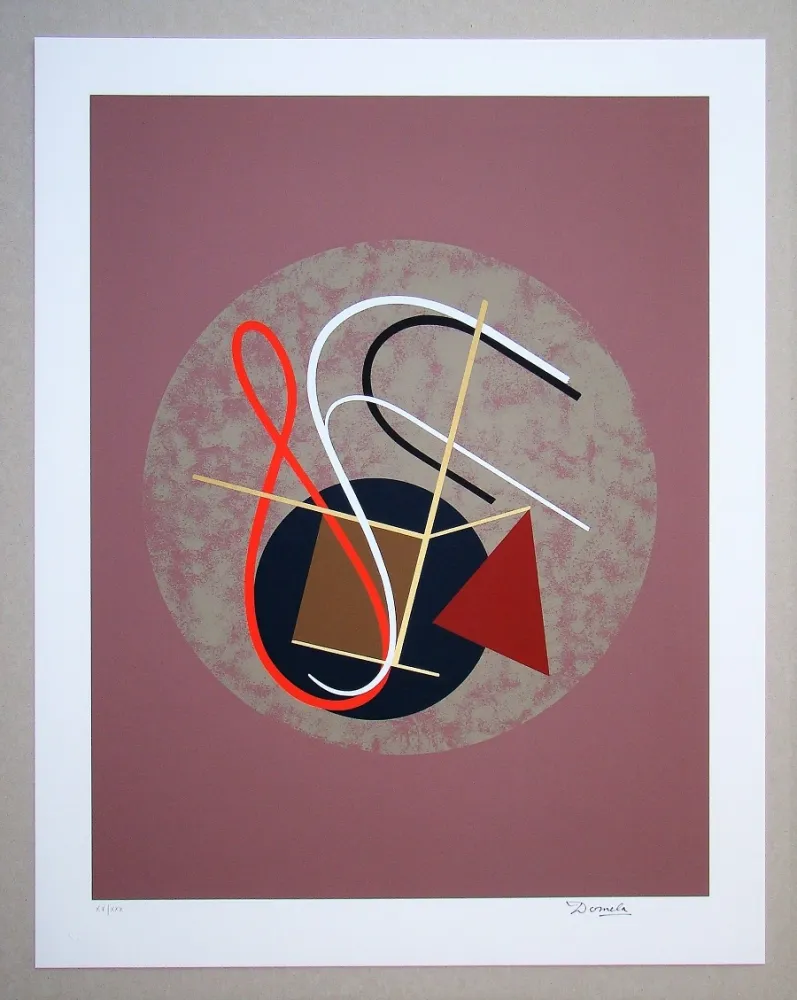 Screenprint Domela - Senza Titolo