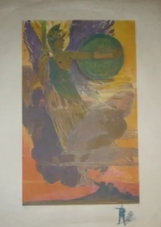 Lithograph Domergue - Sans titre