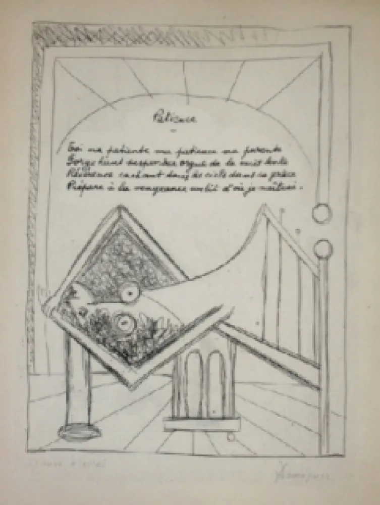 Engraving Dominguez - Patience