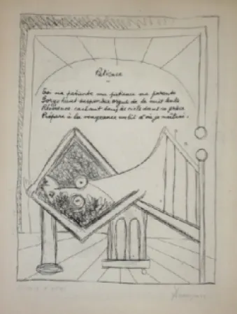 Engraving Dominguez - Patience