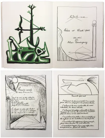 Illustrated Book Dominguez - Paul Éluard : POÉSIE ET VÉRITÉ 1942. 31 gravures originales (1947).