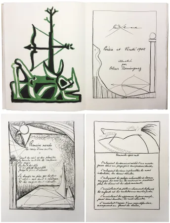 Illustrated Book Dominguez - Paul Éluard : POÉSIE ET VÉRITÉ 1942. 31 gravures originales (1947)