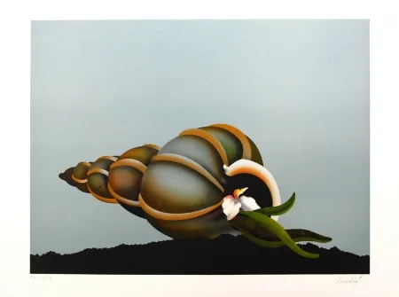 Lithograph Donadini - Repos marin