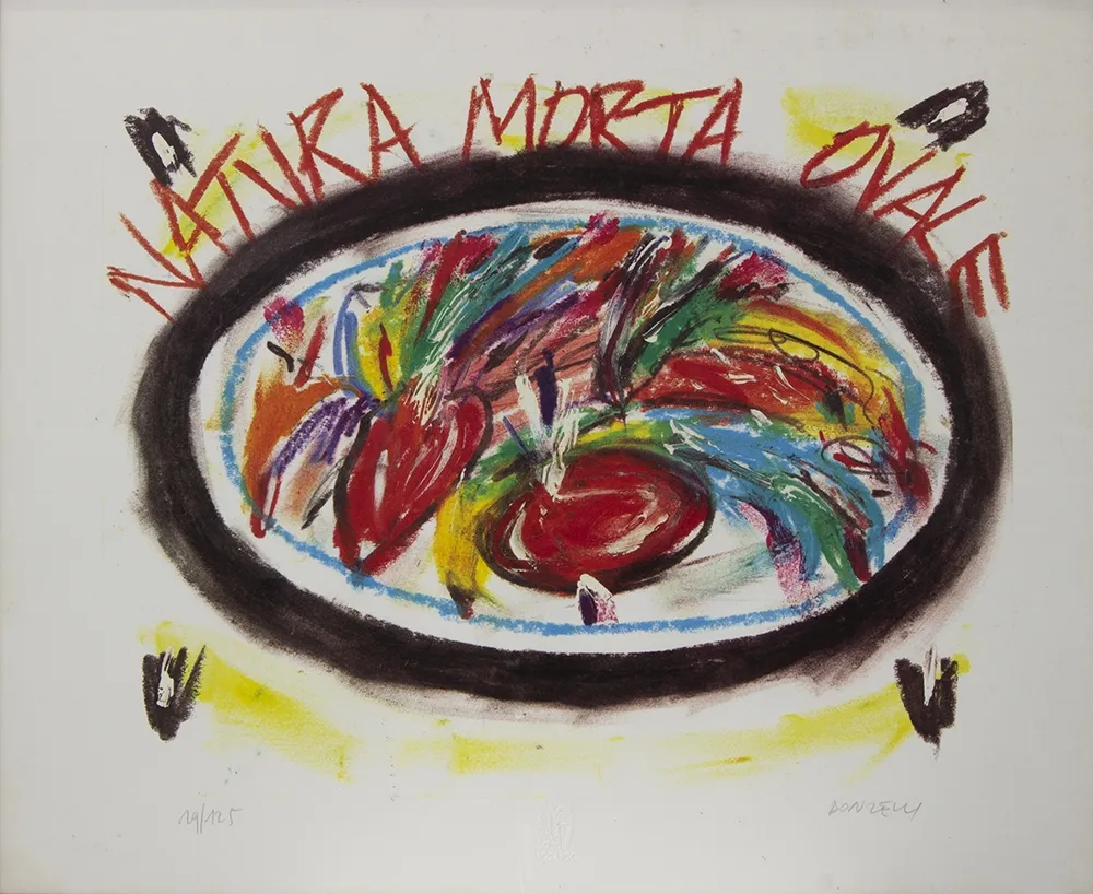 Lithograph Donzelli - SENZA TITOLO