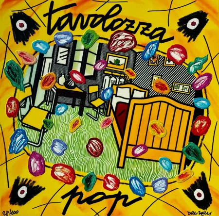 Screenprint Donzelli - Tavolozza pop