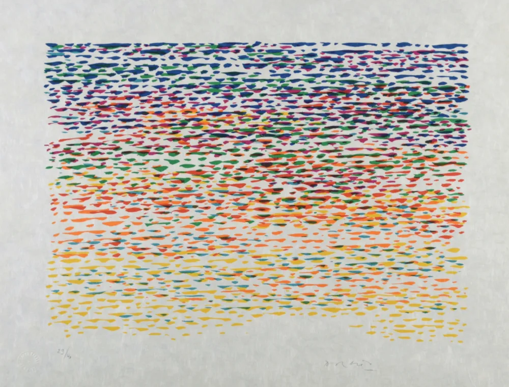 Lithograph Dorazio - Composition (#B), 1976 - Hand-signed