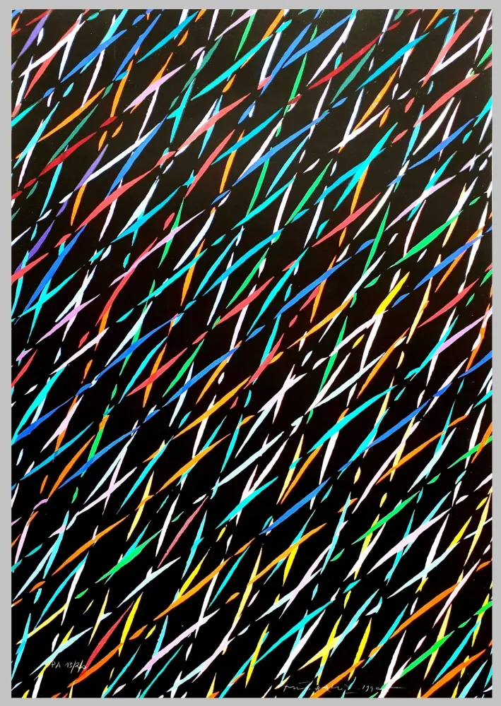 Screenprint Dorazio - Composizione